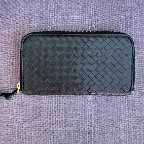 Bottega Veneta Handbags - BOTTEGA VENETA Intrecciato purse leather wallet